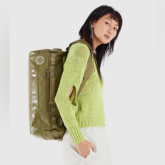 BABOON TO THE MOONGo small woven duffle bag in Crocodile/ excellent